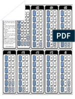 Cartões Simuladores de Dados