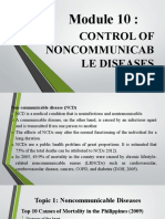 Control of Noncommunicab Le Diseases