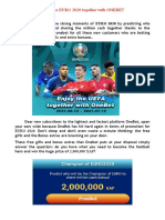 Enjoy The EURO 2020 Together With ONEBET - Fr.en