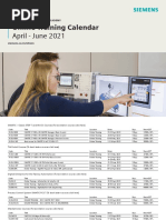 Online Training Calendar April - June 2021: Sitrain - Digital Industry Academy