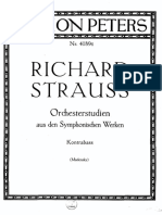 Strauss Richard Etudes Contrebasse
