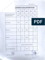 Risk Management Evaluation Plan