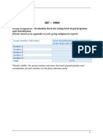 Group Evaluation - Individual Participation and Conribution