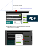 Pasos para Igresar A Un Curso Virtual