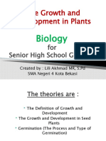 The Growth and Development in Plants: Biology