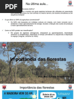 Aula 2 - Importância das arvores