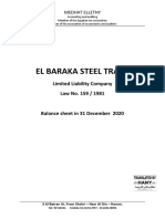 El Baraka Steel Trade: Limited Liability Company Law No. 159 / 1981
