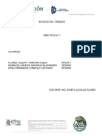 PRACTICA No.7 Estándar de Tiempo de Un Proceso