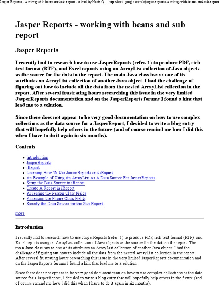 Jasper report api tutorial image