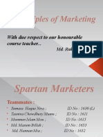 Principles of Marketing: With Due Respect To Our Honourable Course Teacher..