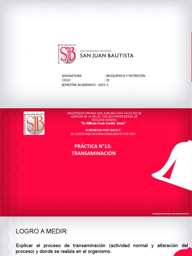 Proceso y Determinación de Transaminasas | PDF | Transaminasa | Alanina ...