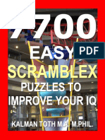 7700 Easy Scramblex Puzzles To Improve Your IQ