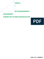 Jay J Jariwala - gj082 - Human Resource Management - Assgn