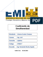 Coeficiente de Simultaneidad