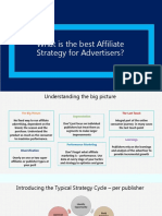 What Is The Best Affiliate Strategy For Advertisers?