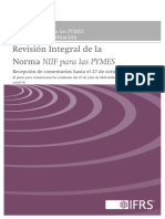 Revisión Integral de La Norma NIIF para Las PYMES