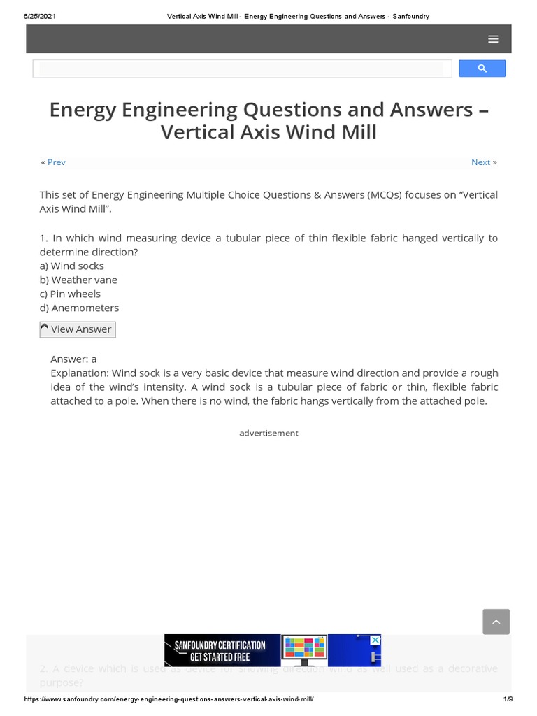 MCQ On Fuel Cell 02 PDF Turbine Propeller