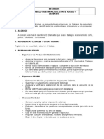 Estandar de Trabajos de Esmerilado, Pulido, Desbaste