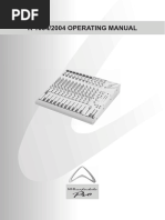 Manual Consola de Sonido