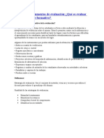 Técnicas e Instrumentos de Evaluación