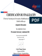 Certificado SENDA 2