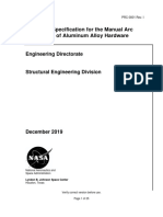 Process Specification For The Manual Arc Welding of Aluminum Alloy Hardware