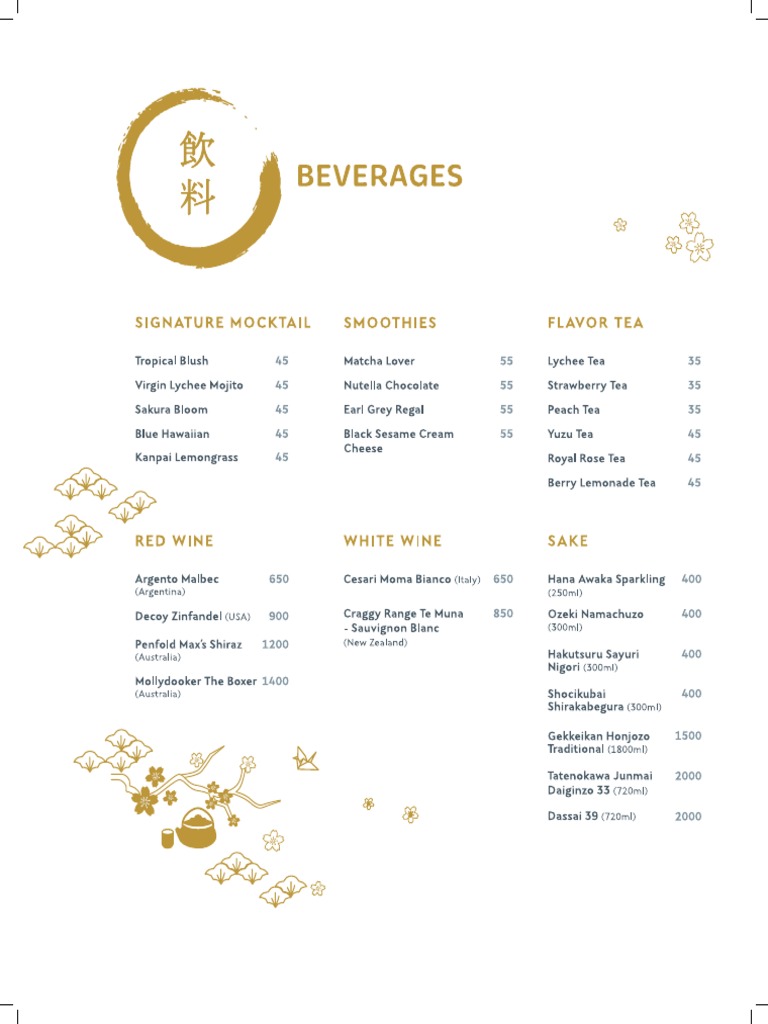 Sushi Hiro New Menu Book 01-Compressed | PDF