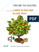 Chuyên Đề Thi Chuyên: 100 CÂU Điền Từ Phù Hợp (Cloze Test)