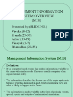 Management Information System:Overview (MIS)