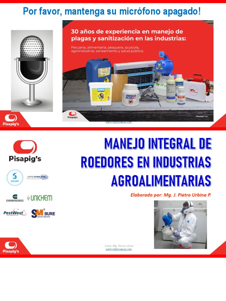 Diapositivas Pisapigs-Cite-Manejo Integral de Roedores | PDF | Roedor ...