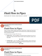 Module 4 - Fluid Flow in Pipes