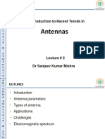 Antennas: An Introduction To Recent Trends in