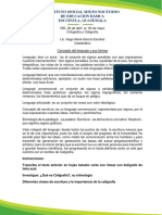 CALIGRAFIA Y ORGANIZACION TAREA DEL 23 de Abril Al 03 de Mayo