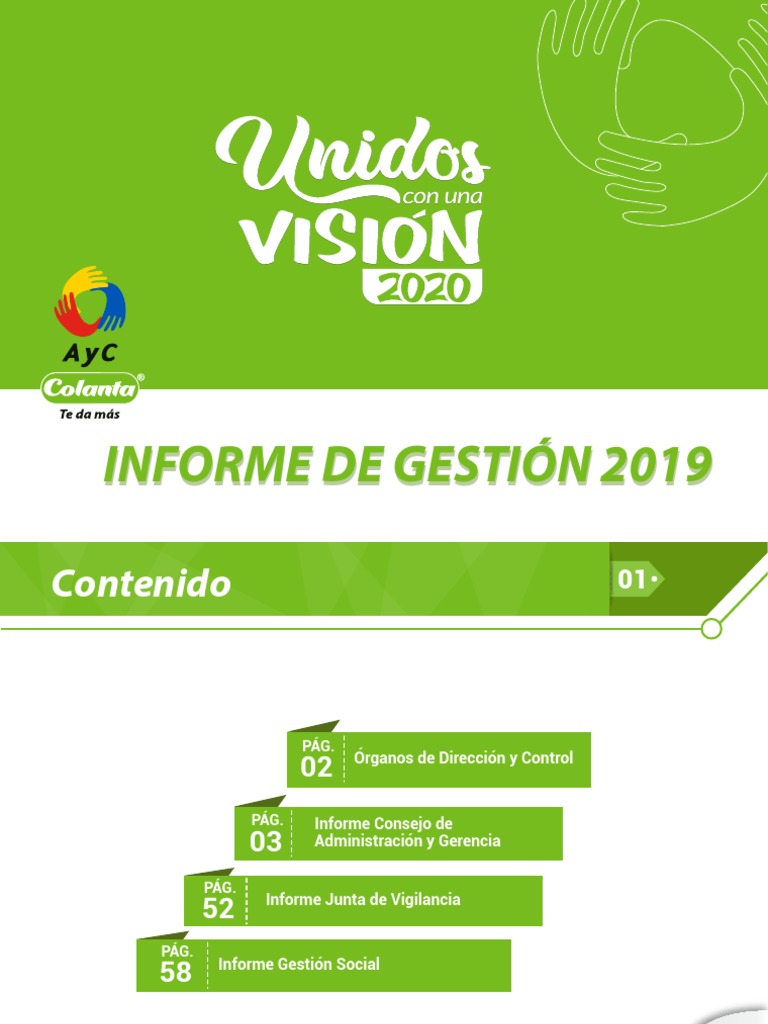 03 Informe de Gestin 2019 | PDF | Tarjeta de débito | Cooperativa