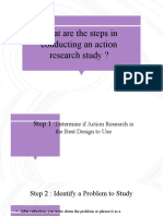 Steps in conducting action research