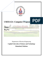 Computer Programming Lab Manual