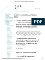 Estacas Secantes em Solo - Lan Geotecnia e Fundação