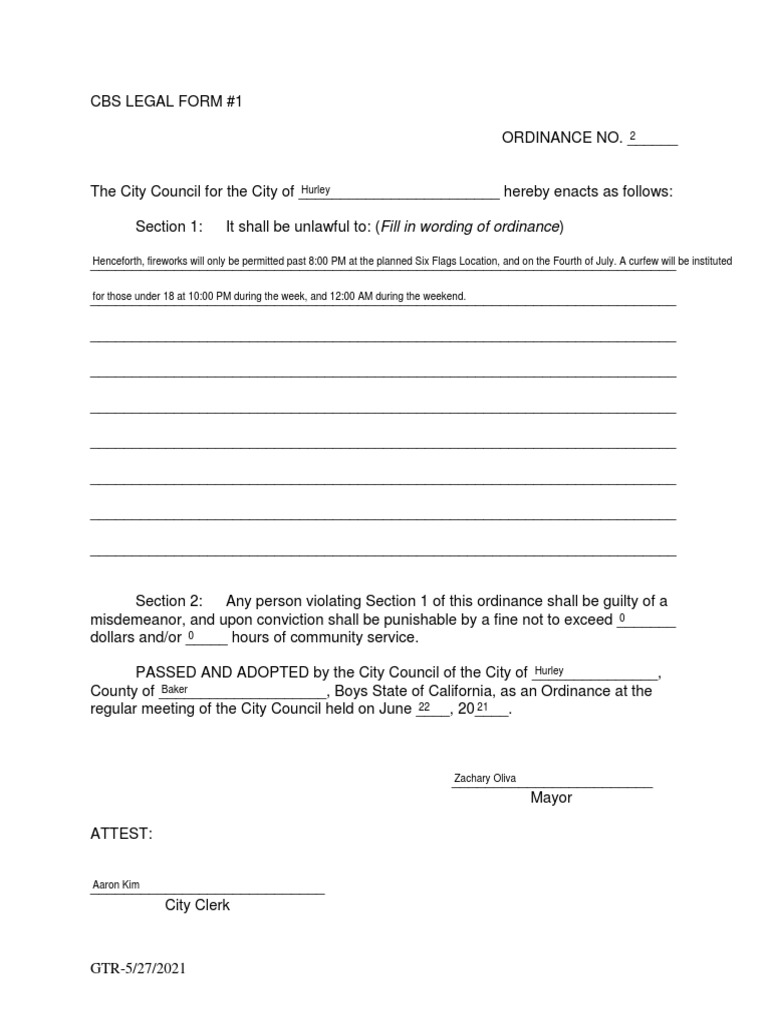 City Ordinance 2 PDF Criminal Justice Crime & Violence