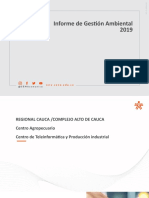 Plantilla Informe de Gestión Ambiental 2019 Complejo Alto de Cauca