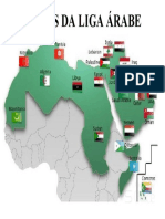 3 - Países Da Liga Árabe - Mapa