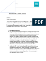 Actividad Comunicación y Medios