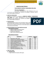 Especificaciones Técnicas de Bienes de Limpieza y Bioseguridad