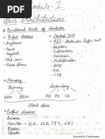 COA Module - 1 (Handwritten Notes)