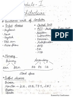 COA Module - 1 (Handwritten Notes)