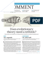 Does Evolutionary Theory Need A Rethink