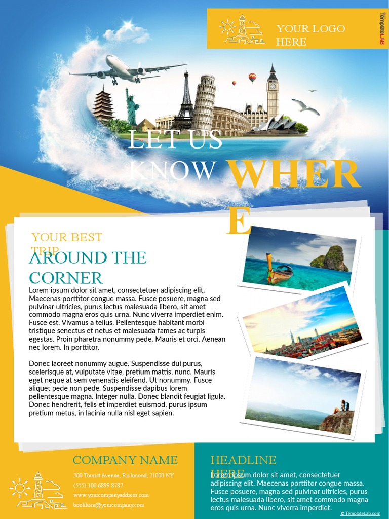 travel agency profile template