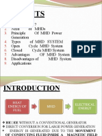 What Is MHD ? Need of Mhds Principle of MHD Power Generation Types of MHD System Open Cycle MHD System Closed Cycle MHD System Advantages of MHD System Disadvantages of MHD System Applications