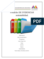 Portafolio de EVIDENCIAS Sustentabilidad