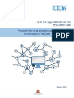 CCN-STIC-1406 Procedimiento de Empleo Seguro Fortigate