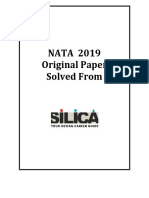 Nata Original Paper Solved From NATA 2019 Original Paper Solved From